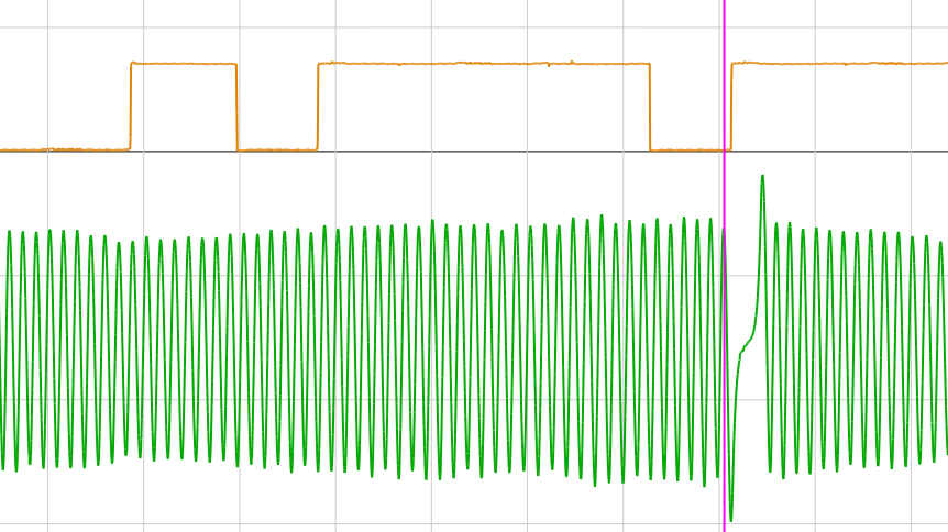 Audi A4 crank cam coleration waveform good